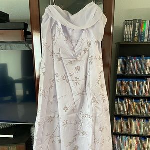 David’s Bridal Michaelangelo Bridesmaid Dress